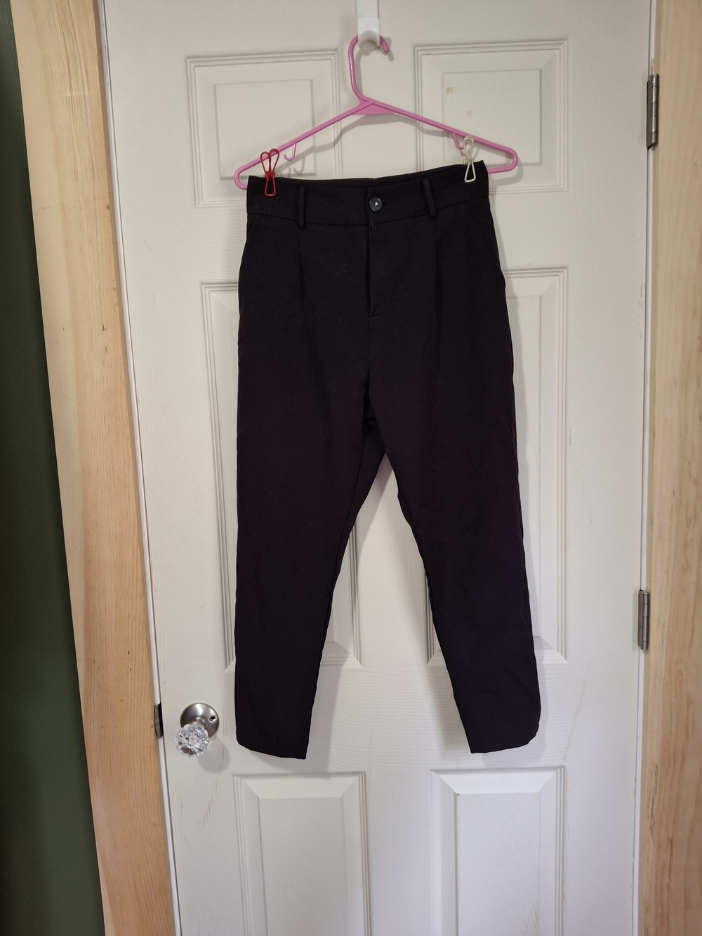 L.I.I.N Linbi Clothing – Women’s Black Tailored Pants / Trousers (Size M) FLAW
